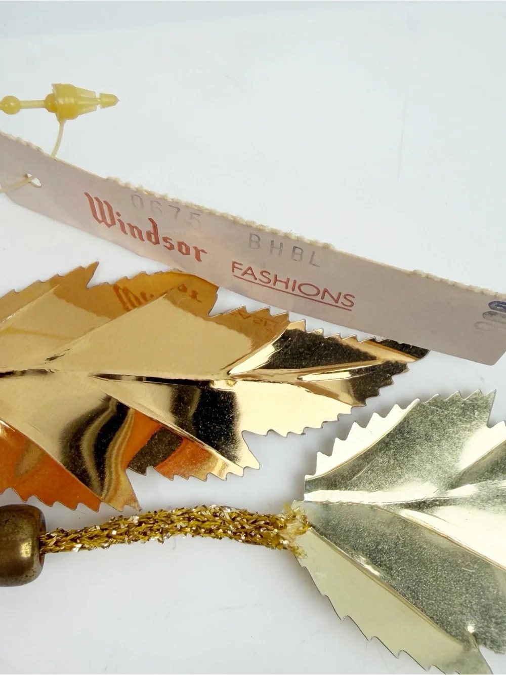 Vintage 80s 90s Windsor Fashions Braided Leaf Headband Boho Festival NWT *Read